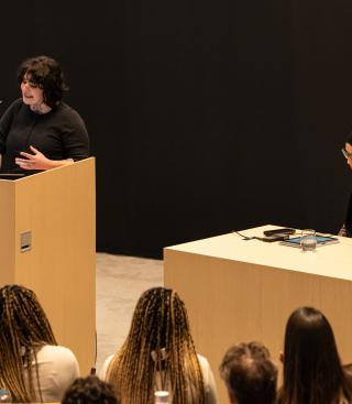 bijdrage van zussen Eljahid op het BRO-congres